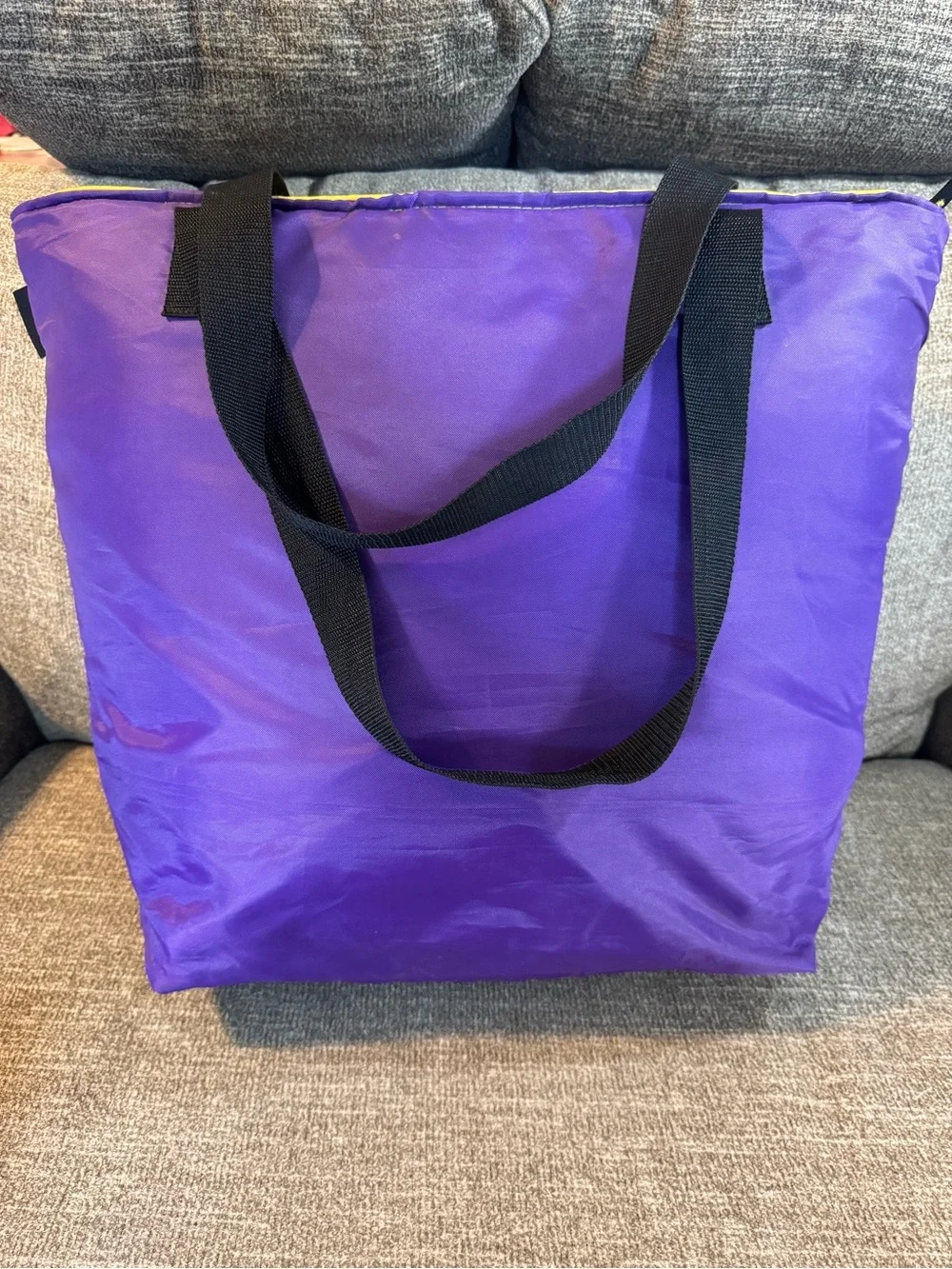 LSU Tigers insulated thermal tote bag, purple/gold Louisiana State University